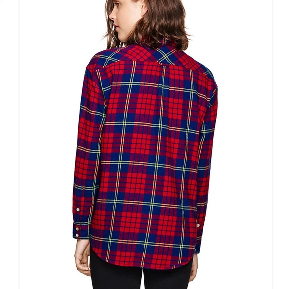 Wilfred Free Tartan Flannel Button Down Longsleeve - Picture 7 of 8